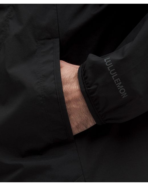 lululemon athletica Black Multi-Pocket Running Anorak for men