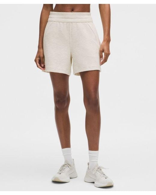 lululemon athletica White Scuba High-Rise Short 5"