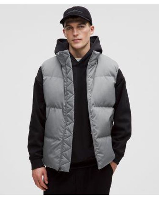 lululemon athletica Gray – Always Down Puffer Vest Tech Canvas – – Size Large for men
