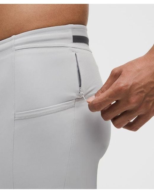lululemon athletica Gray – Fast And Free Half Tights – 8" – – for men