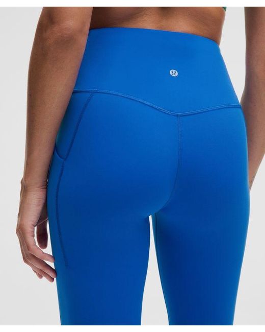 lululemon athletica Blue Align High-Rise Leggings With Pockets 25"