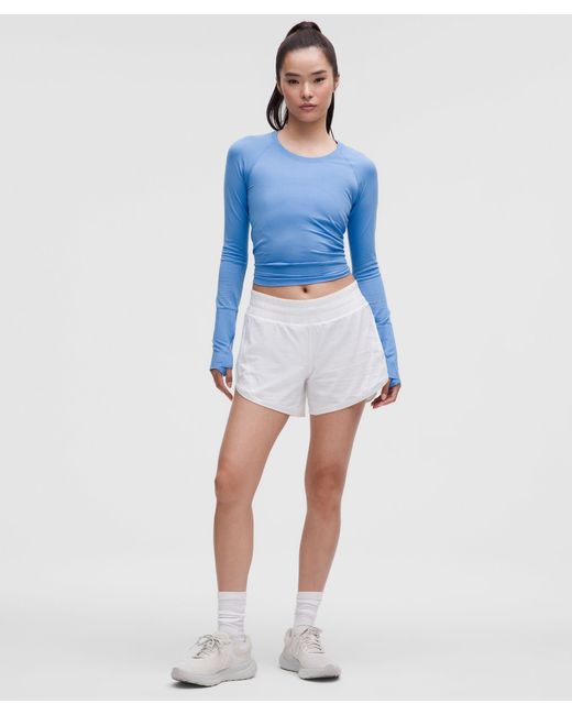 lululemon athletica Blue – Swiftly Tech Long-Sleeve Shirt 2.4 Waist Length – – Size 4