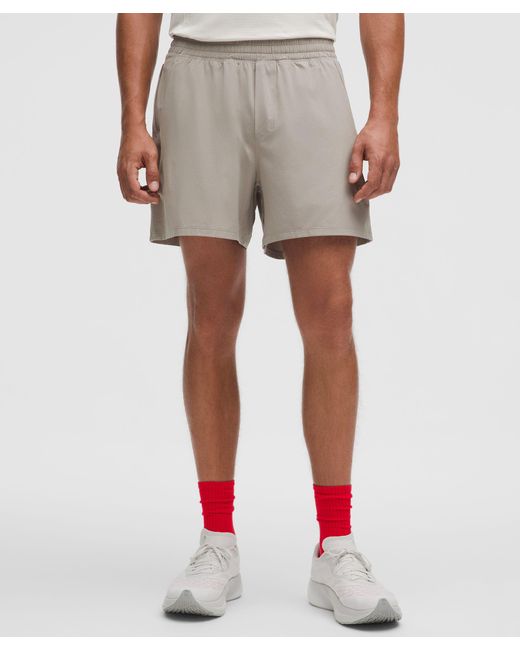 lululemon athletica White Pace Breaker Lined Short 5" for men