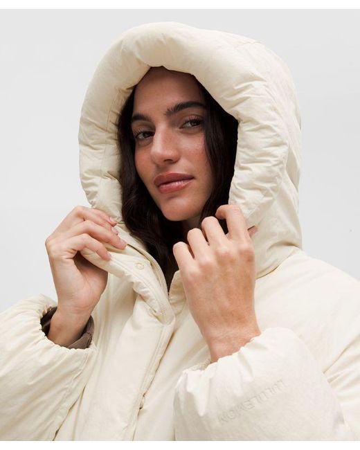 lululemon athletica Natural Bubble-Hem 600-Down-Fill Puffer Jacket
