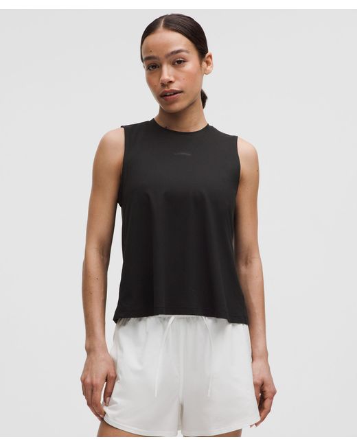 lululemon athletica Black Pace Crush Cross-Back Graphic Tank Top