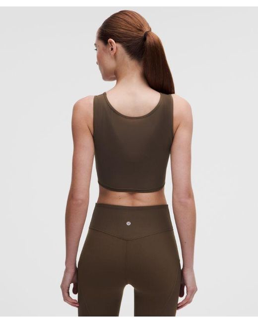 lululemon athletica Brown Bend This Mesh Bandeau And V-Neck Bra