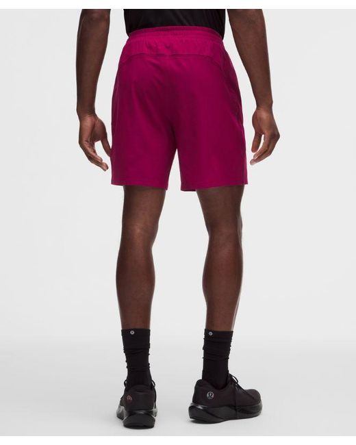 lululemon athletica Red – Pace Breaker Lined Shorts – 7" – Size Large for men