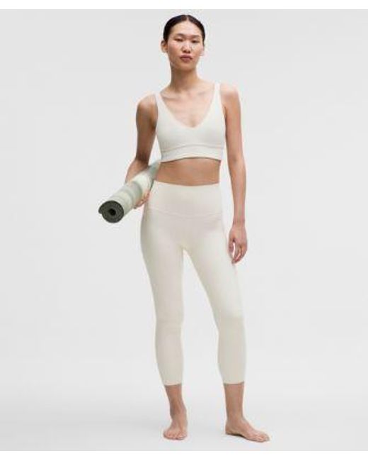 lululemon athletica Natural – Align High-Rise Crop Leggings – 23" – – Size 16