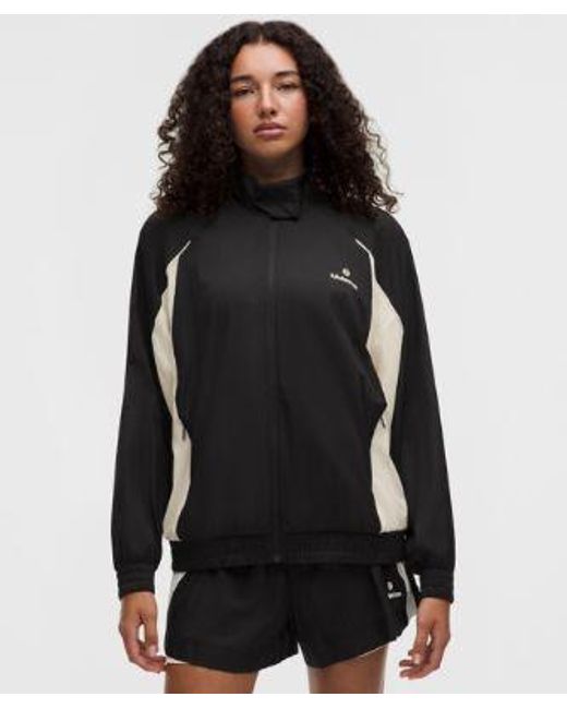 lululemon athletica Black – License To Train Textured Nylon Jacket – – Size Large
