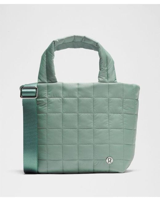 lululemon athletica Green – Quilted Grid Small Tote Bag 5L – /Pastel