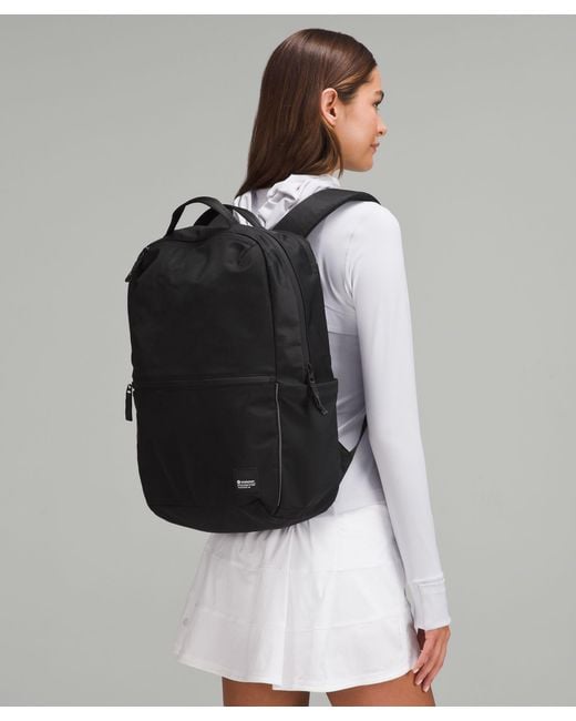 lululemon athletica Black Double-Zip Backpack 22L