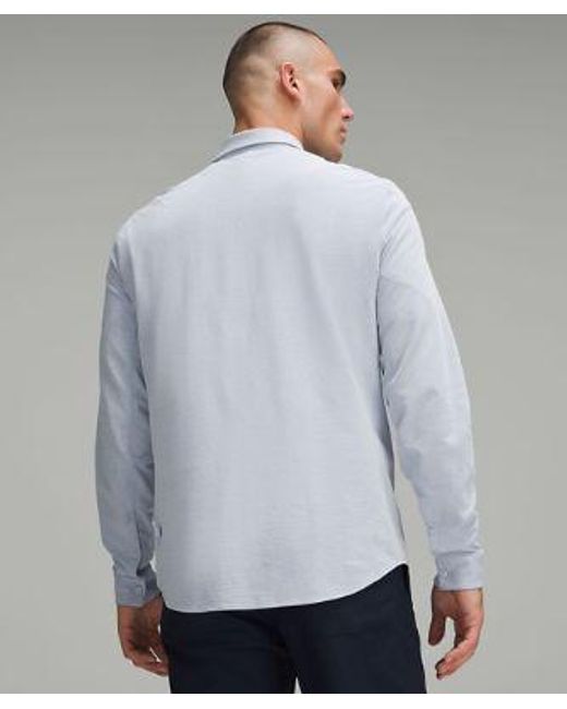 lululemon athletica Gray – Commission Long-Sleeve Shirt Oxford – //Pastel – for men