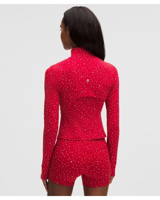 lululemon athletica Red – Define Cropped Jacket Nulu – – Size 14