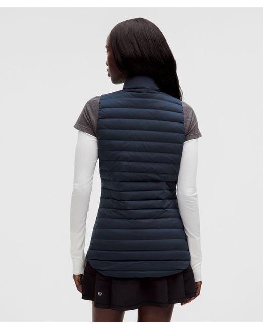 lululemon athletica Blue – Pack It Down 700-Fill Vest – – Size 18