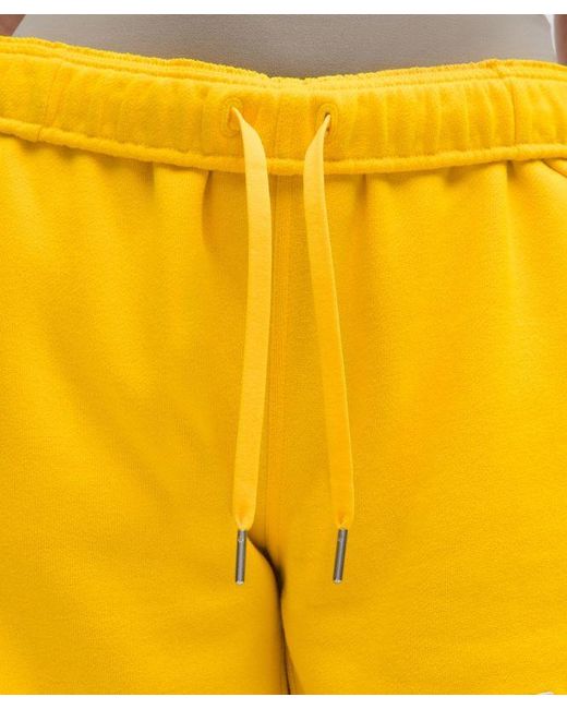 lululemon athletica Yellow Scuba Mid-Rise Oversized Short 7"