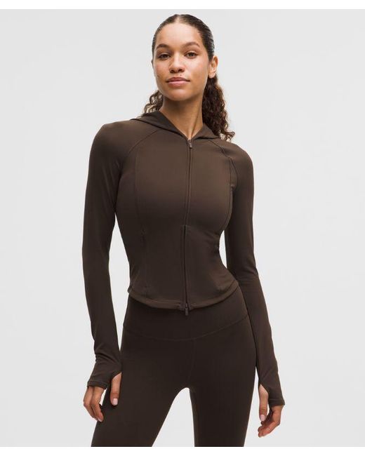 lululemon athletica Brown – Wunder Train Full-Zip Jacket – – Size 4