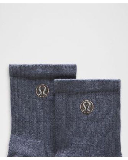 lululemon athletica White Daily Essential Quarter Socks