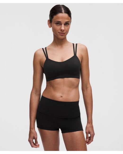 lululemon athletica Black – Like A Cloud Sports Bra Light Support, B/C Cup – – Size 14