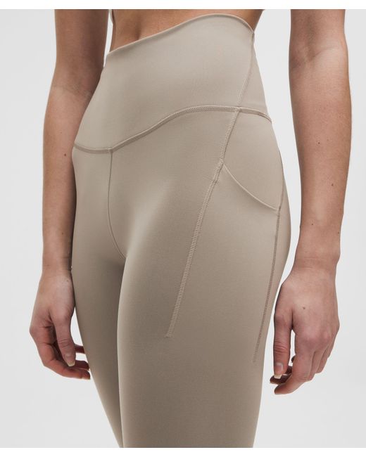 lululemon athletica Natural Wunder Train High-Rise Crop With Pockets 23"