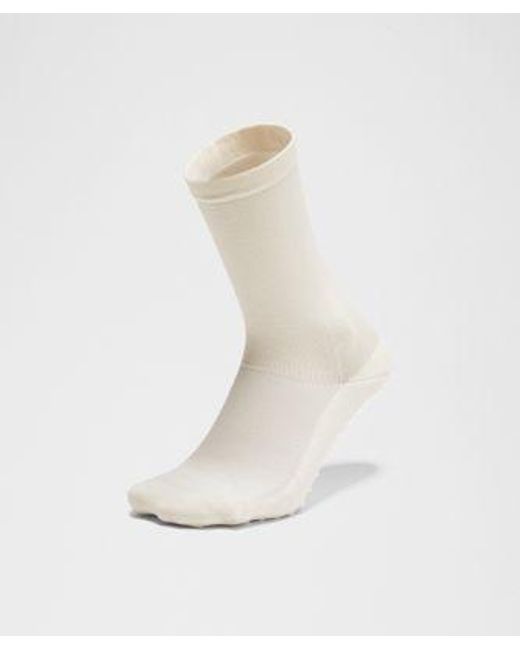 lululemon athletica White – Find Your Balance Grip Crew Socks – – Size Large