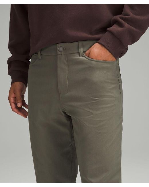 lululemon athletica Gray Abc Relaxed-fit 5 Pocket Pants 34"l Warpstreme for men
