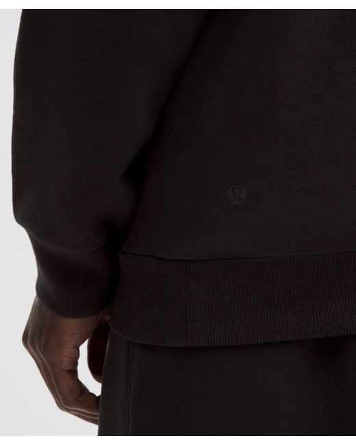lululemon athletica Black Steady State Pullover Hoodie for men