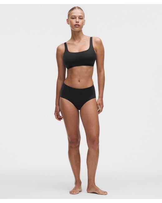 lululemon athletica Black – Nulu Added Absorbency Extra-High-Rise Bikini Underwear – – Size Medium