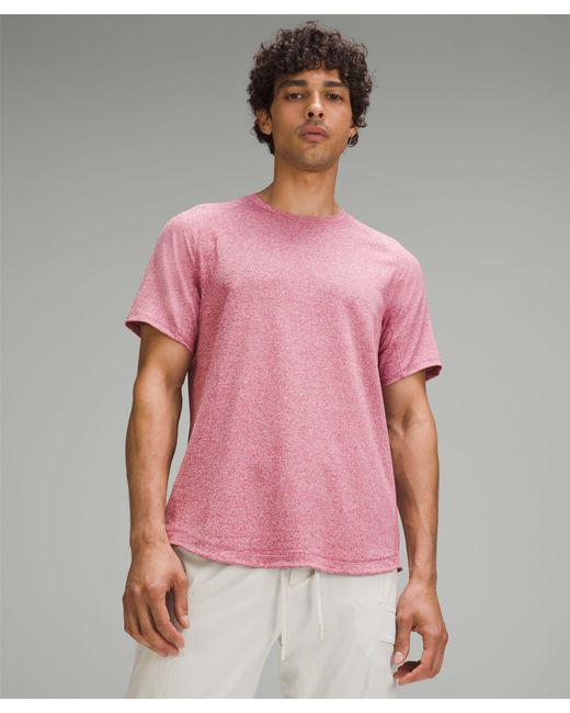 lululemon athletica Pink License To Train Short-sleeve Shirt