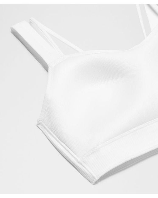 lululemon athletica Blue – Like A Cloud Ribbed Longline Sports Bra Light Support, D/Dd Cup – – Size 14