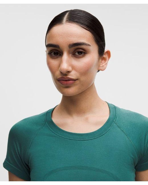 lululemon athletica Green – Swiftly Tech Short-Sleeve Shirt 2.0 Hip Length – – Size 20