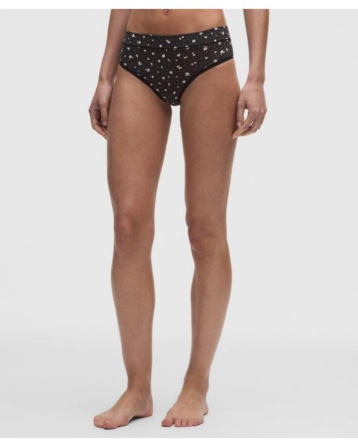 lululemon athletica Black – Underease High-Rise Thong Underwear 3 Pack – – Size Large