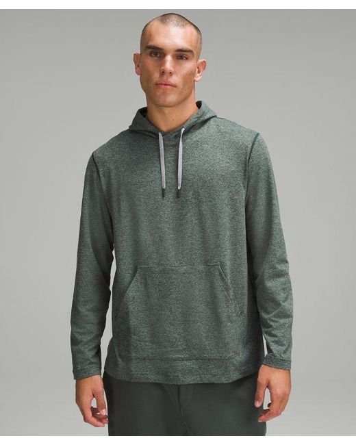 lululemon athletica Green Soft Jersey Pullover Hoodie for men