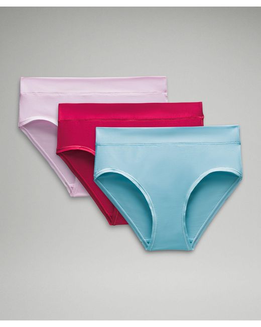 Lululemon athletica UnderEase Mid-Rise Thong Underwear *3 Pack