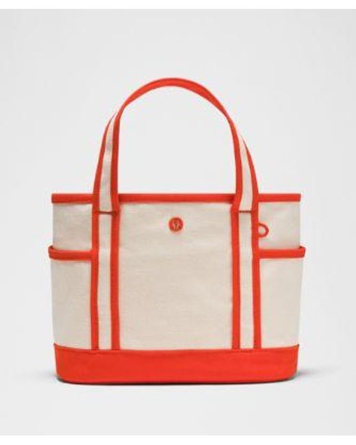 lululemon athletica Red – Daily Multi-Pocket Small Zip-Top Tote Bag 5L –