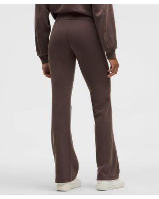 lululemon athletica Gray – Ribbed Softstreme Flared Pants Regular – – Size 4