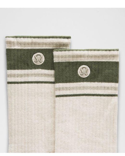 lululemon athletica White Daily Essential Crew Socks