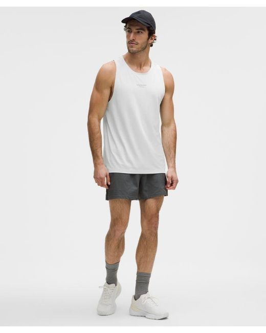 lululemon athletica White – Lightweight Knit Workout Tank Top – – Size 6 for men