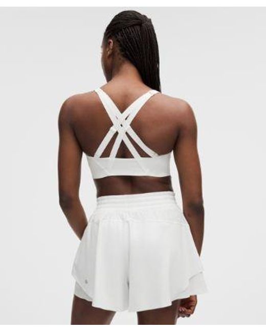 lululemon athletica White Energy Zip-Front Bra