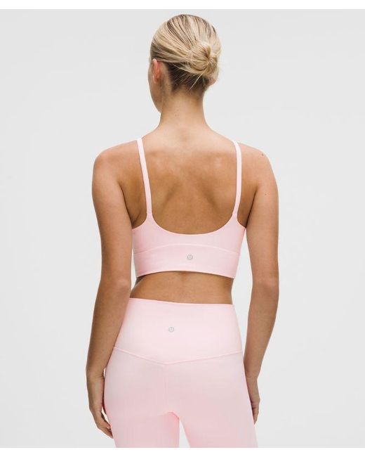 lululemon athletica Pink – Focuser High-Neck Sports Bra Light Support, C/D Cup – – Size Large