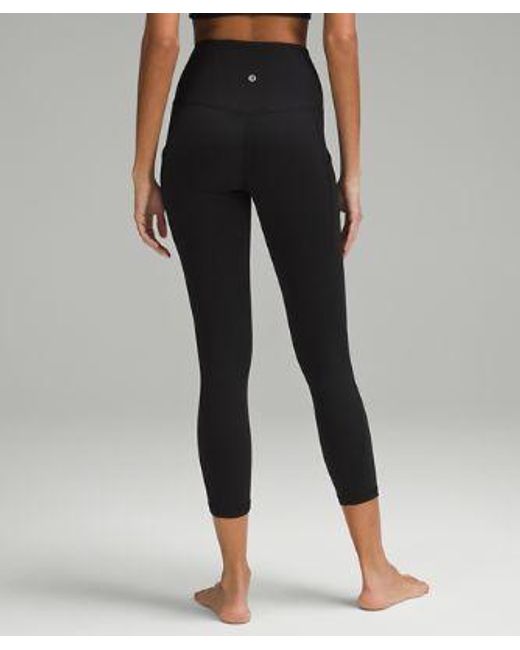 lululemon athletica Align High-rise Crop Leggings With Pockets - 23" - Color Black - Size 0