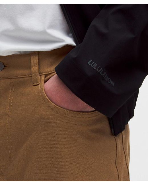 lululemon athletica Black – Easyfive Classic-Straight Trousers 30L – /Khaki – Size 12 for men