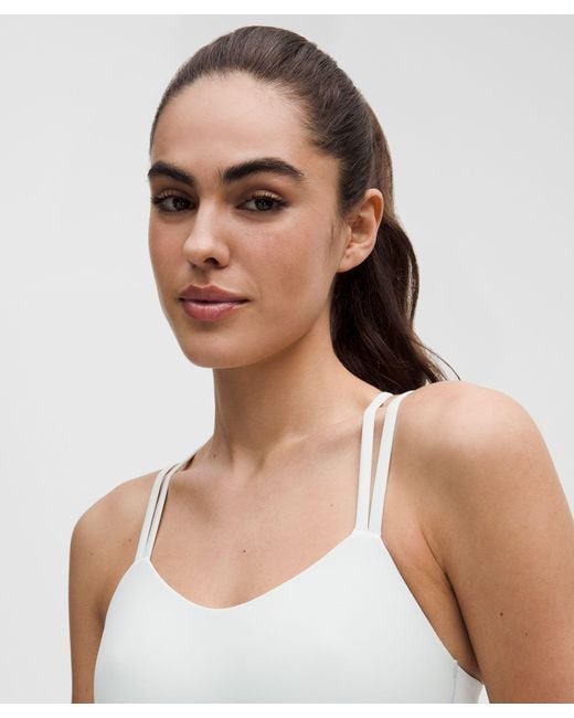 lululemon athletica Green – Like A Cloud Longline Sports Bra Light Support, B/C Cup – – Size 14