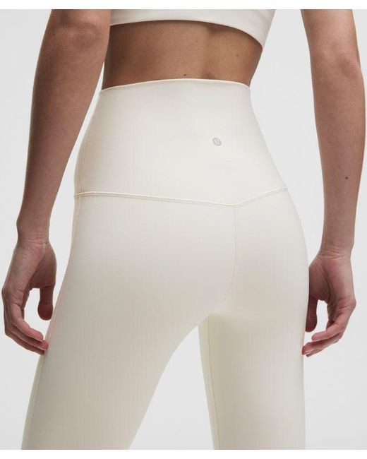 lululemon athletica White – Align Super-High-Rise Pants – 28" – – Size 4