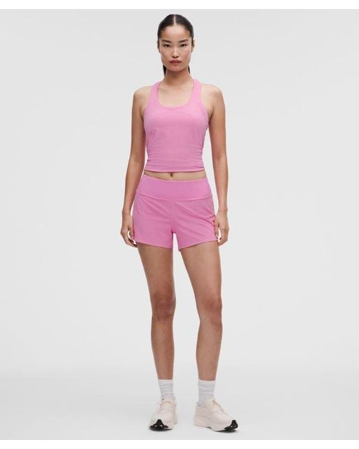 lululemon athletica Pink – Swiftly Tech Racerback Tank Top 2.4 Waist Length – – Size 4