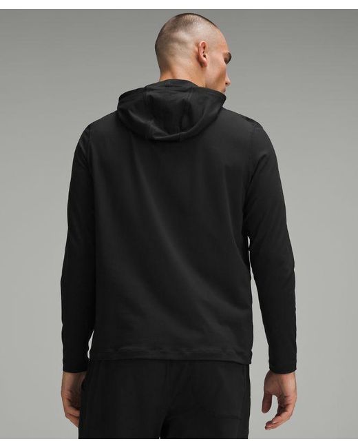 lululemon athletica Gray Soft Jersey Pullover Hoodie for men
