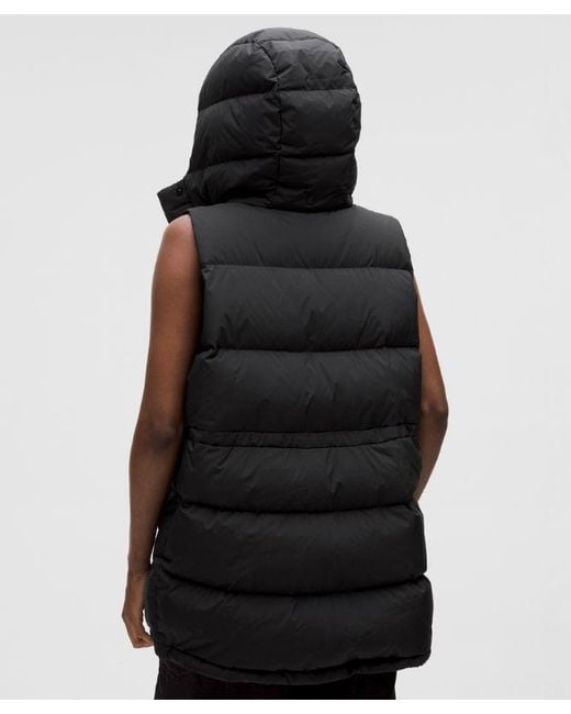 lululemon athletica Black Wunder Puff 600-Down-Fill Mid-Length Vest