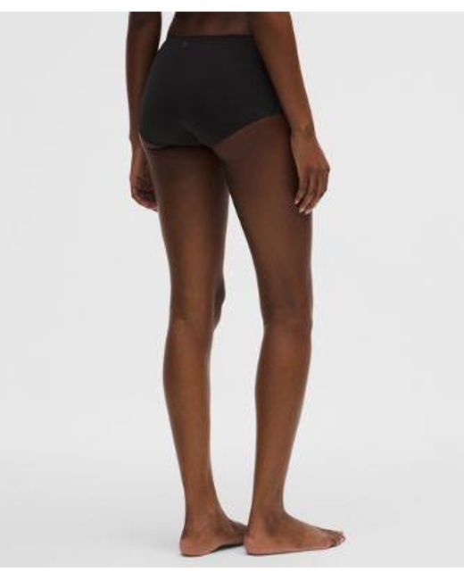 lululemon athletica Pink Invisiwear Mid-Rise Boyshort Underwear