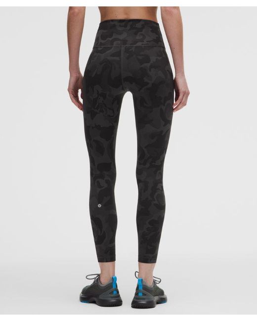 lululemon athletica Multicolor – Wunder Train No Line High-Rise Tight Leggings – 25" – Color Camo/ – Size 4