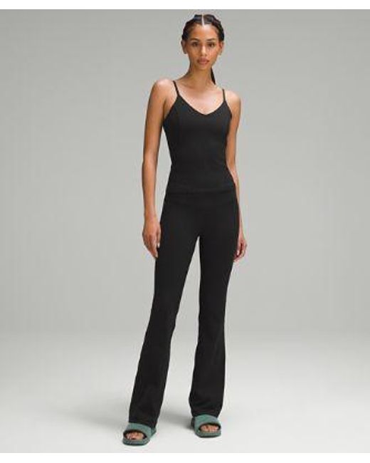 lululemon athletica Black Align Waist-Length Cami Tank