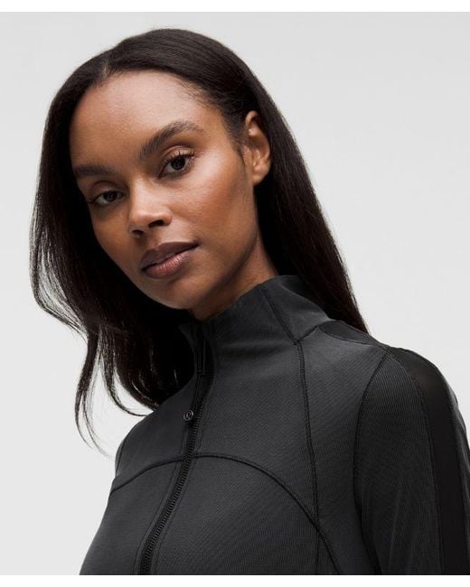 lululemon athletica Black – Define Jacket Micro-Rib Drapey Softstreme – – Size 4